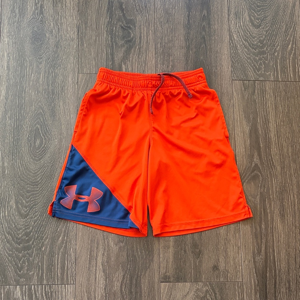 Under Armour Kids Orange Athletic Shorts